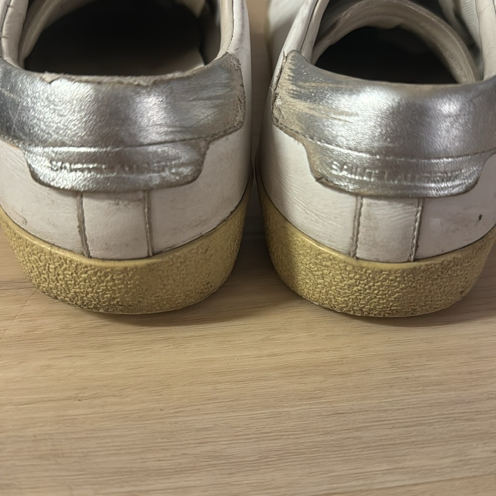 YSL Saint Laurent leather sneakers - Picture 4 of 8